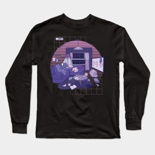 Lofi Vaporwave Room Long Sleeve T-Shirt